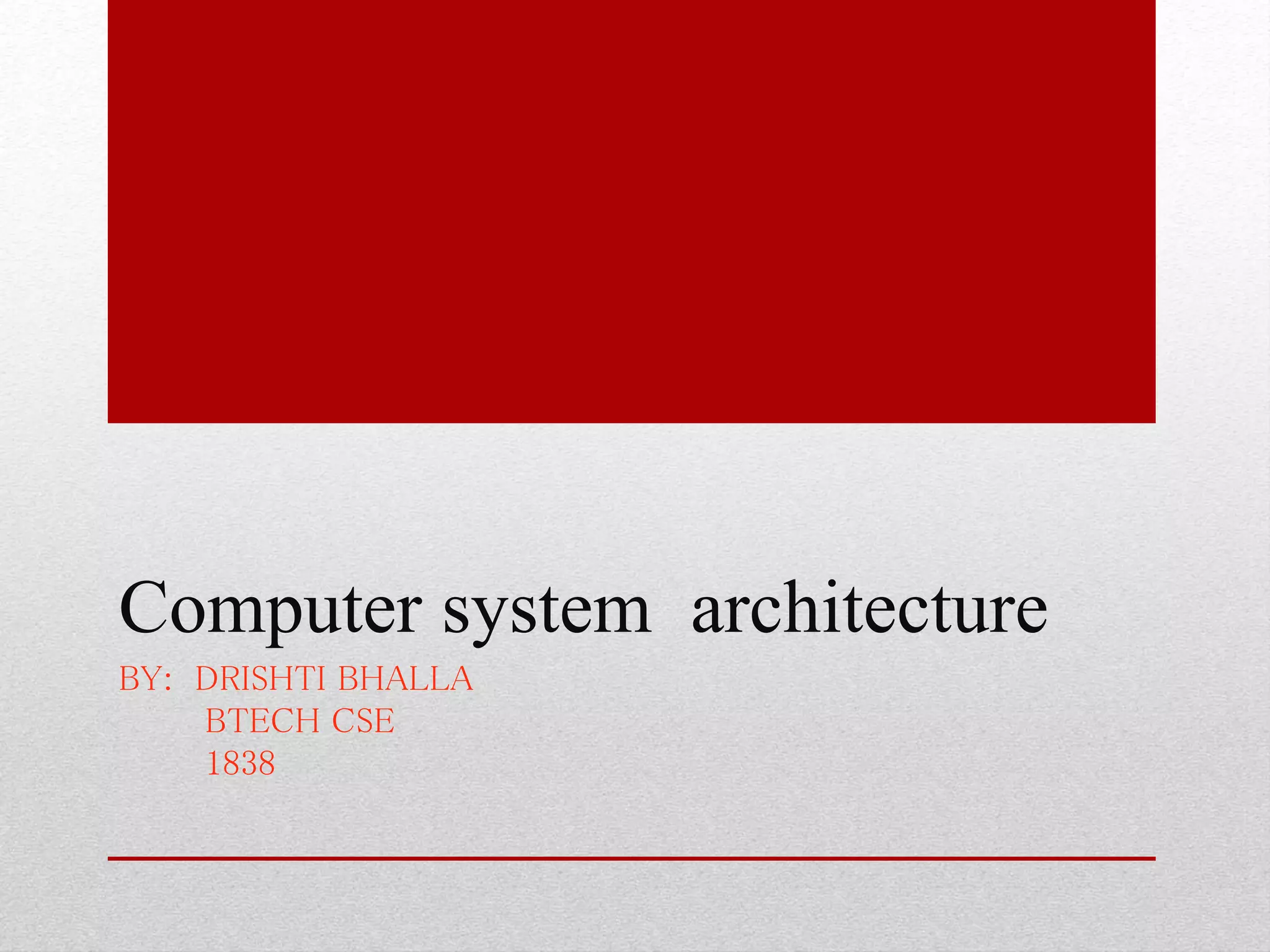 Computer System Architecture - BUN instruction | PPTX | Computing ...