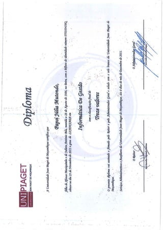 Diploma de Informatica - UniPiaget