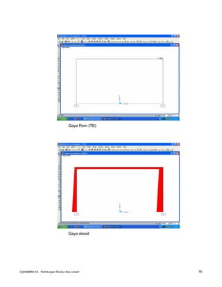 Gaya Rem (TB)
Gaya aksial
C[2008]MNI-EC : Perhitungan Struktur Box culvert 16
 