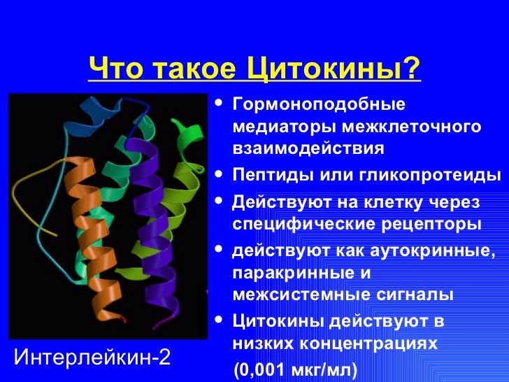 Цитокины. Обзор