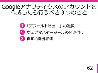 62
準備：アカウント作成を開始する
すでにアカウントがある場合は、アカウント -> 「新しいアカウ
ント」を作成から、はじめての使う場合はトップ画⾯の「アカウ
ント作成」から登録する。
 