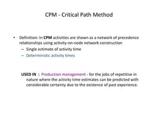 project network | PPT