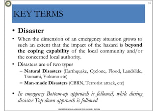 Disaster Management Key Terminologies “Examining The Role Supply Chain Best Practices Can Play In Disaster ...