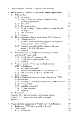 Electromagnetic Transients In Large Hv Cable Networks Modeling And ...