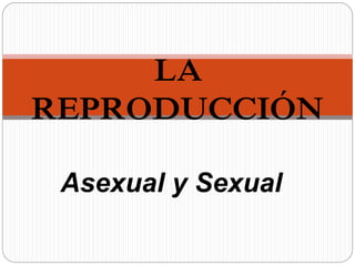 Asexual y Sexual
LA
REPRODUCCIÓN
 
