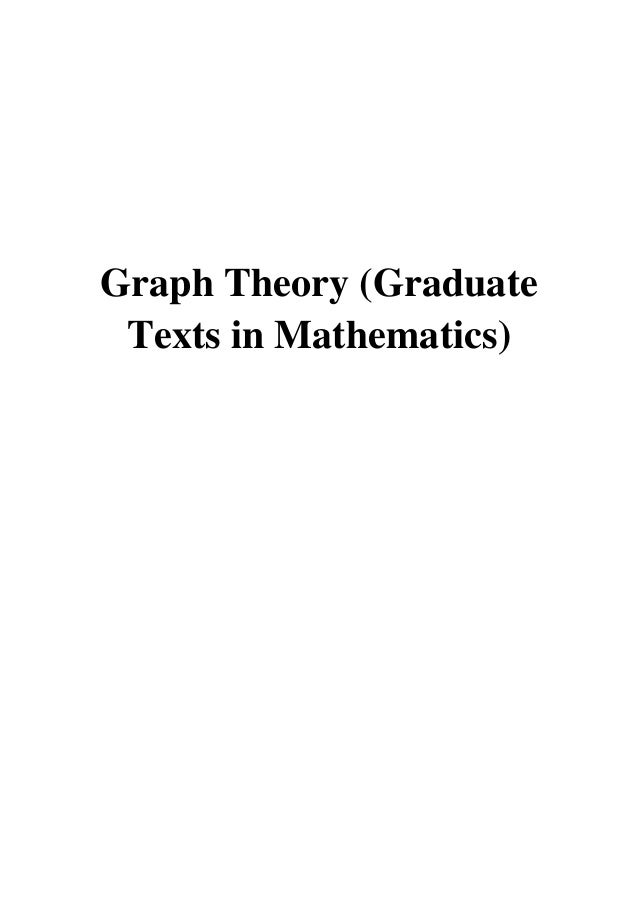 08 Graph Theory Graduate Texts In Mathematics Pdf By Adrian 08 Graph Theory Graduate Texts In Mathematics Pdf By Adrian