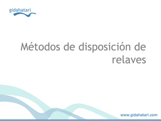 www.gidahatari.com
Métodos de disposición de
relaves
 