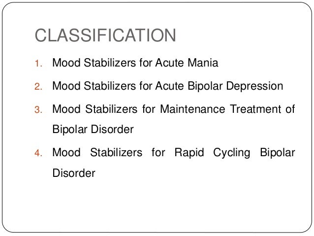 gabapentin mood stabilizer