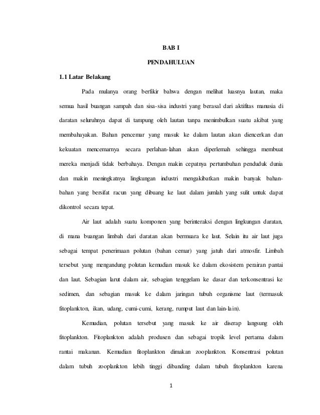 185071809 Makalah Pencemaran Laut