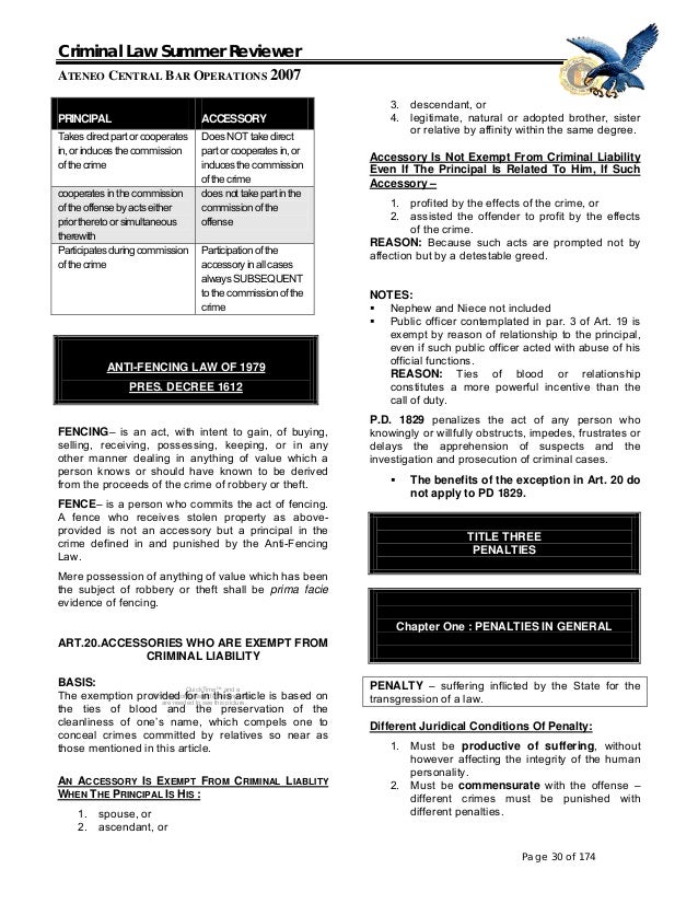 Criminal Law Reviewer