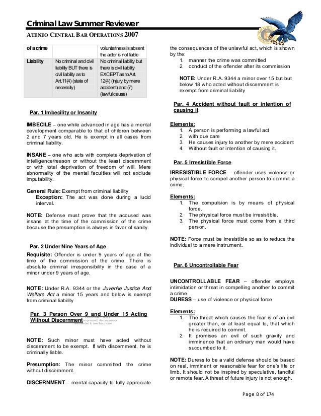criminal law reviewer The journal encourages a variety of methodological and theoretical approaches and is a crucial resource for criminal law professionals in both academia and the criminal justice system the journal publishes thematic forum sections and special issues, full-length peer-reviewed articles, book reviews, and occasional correspondence. criminal law reviewer The journal encourages a variety of methodological and theoretical approaches and is a crucial resource for criminal law professionals in both academia and the criminal justice system the journal publishes thematic forum sections and special issues, full-length peer-reviewed articles, book reviews, and occasional correspondence.