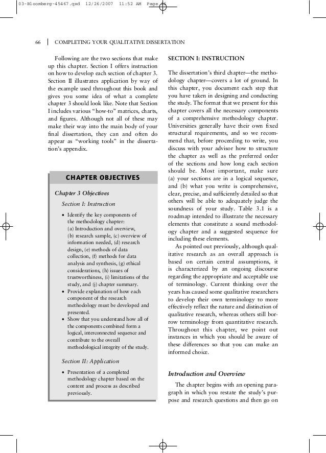 Completing your qualitative dissertation bloomberg