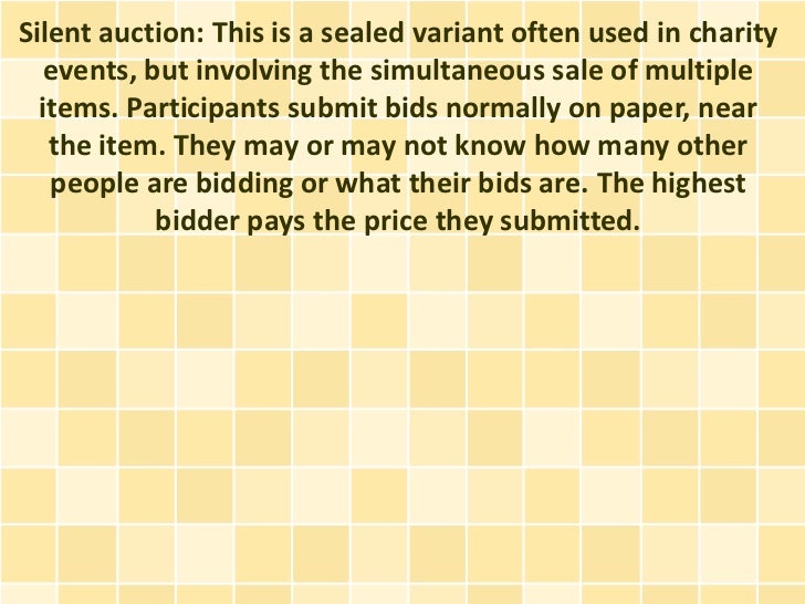 silent auction bidding apps