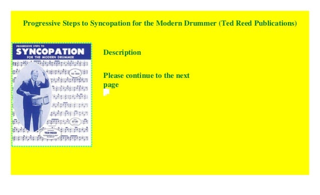 ted reed syncopation pdf ted reed syncopation pdf