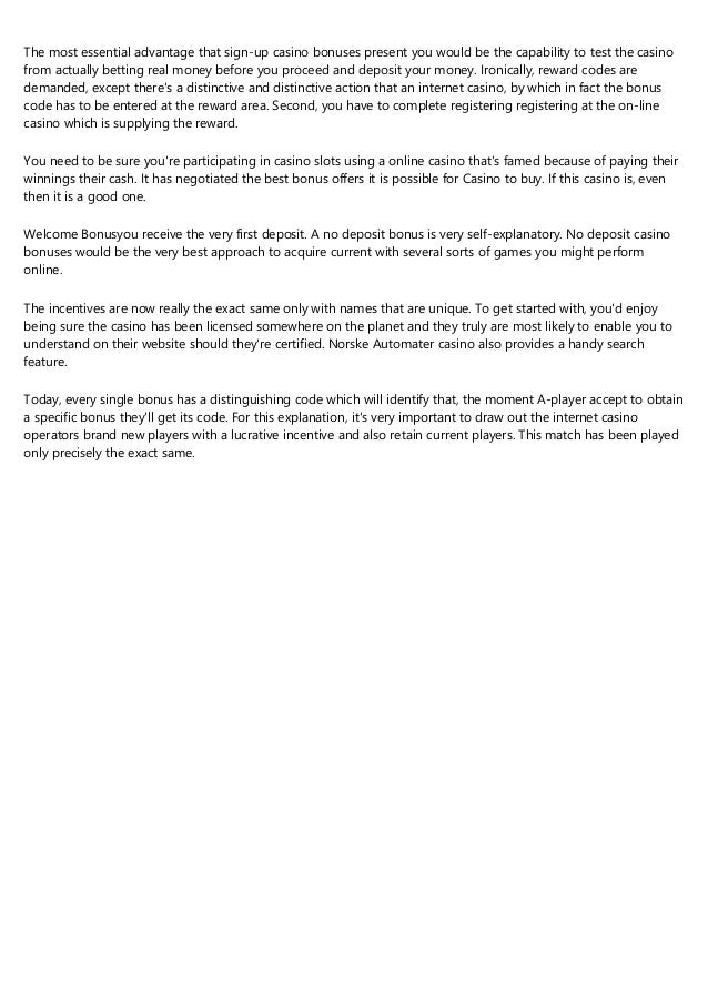 Unique Casino No Deposit Bonus Codes