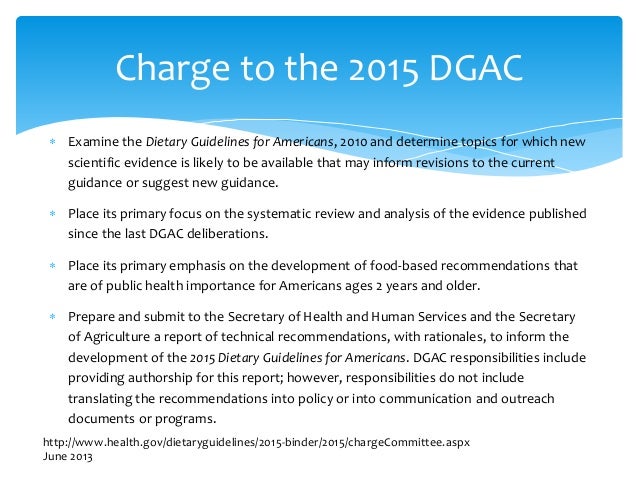 dietary guidelines for north americans and suggested food choices The information below has recently been updated to reflect the current development of the dietary guidelines for americans, 2015 q: what are the dietary guidelines for americans, who are they for and how are they used. dietary guidelines for north americans and suggested food choices The information below has recently been updated to reflect the current development of the dietary guidelines for americans, 2015 q: what are the dietary guidelines for americans, who are they for and how are they used.