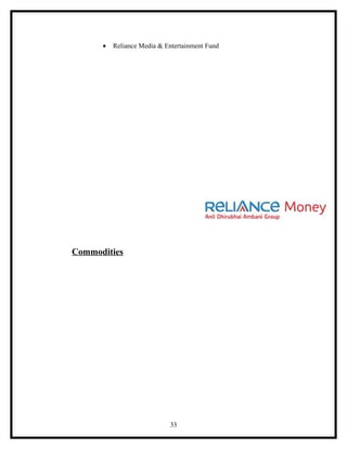•   Reliance Media & Entertainment Fund




Commodities




                            33
 
