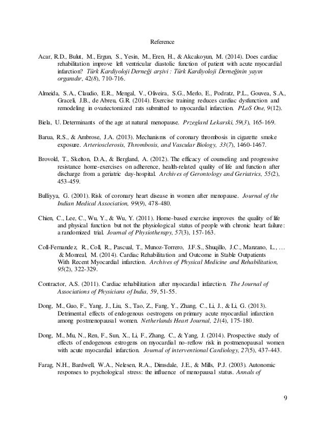 Kozlowski John Menopausal Research Paper
