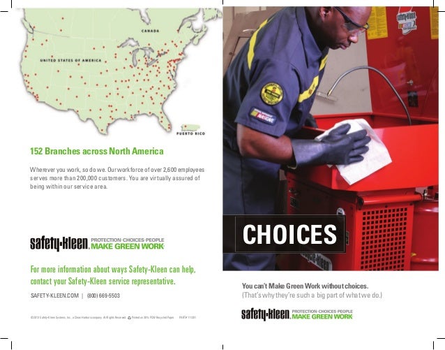 sk choices brochure safety kleen systems
