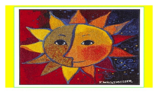 Salonloewe Rosina Wachtmeister Fussmatte Sole 85x85 Cm Sld0151 085x08