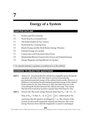 Physics for Scientists and Engineers 9th Edition Serway Solutions ...