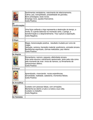 Apostila Baralho Cigano, PDF, Astrologia