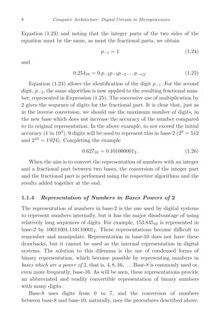 Computer Architecture Digital Circuits To Microprocessors Guilherme ...