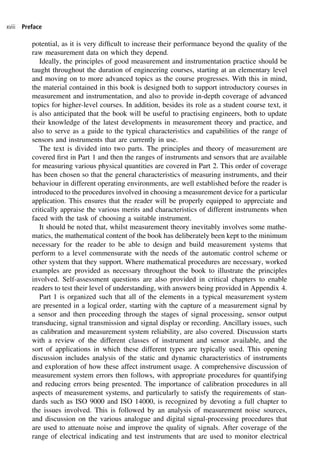 Measurement and Instrumentation Principles Third Edition Alan S Morris ...