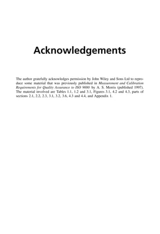 Measurement and Instrumentation Principles Third Edition Alan S Morris ...
