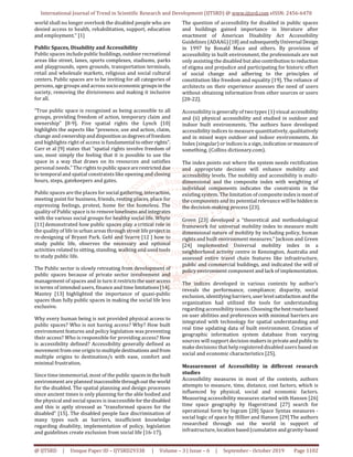 Are Accessibility Indices, a Smart Decision Support System Tool for ...