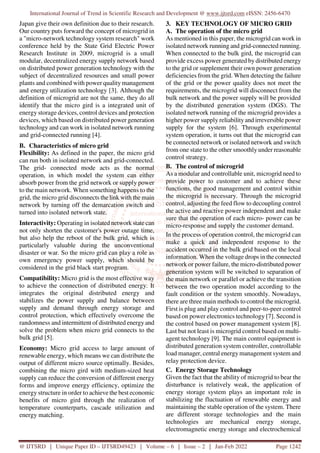 Microgrid Technology with Distributed Energy - A Review | PDF