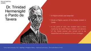 Dr. Trinidad
Hermenigild
o Pardo de
Tavera
•
•
•
DELOS SANTOS,
JASMIN
 