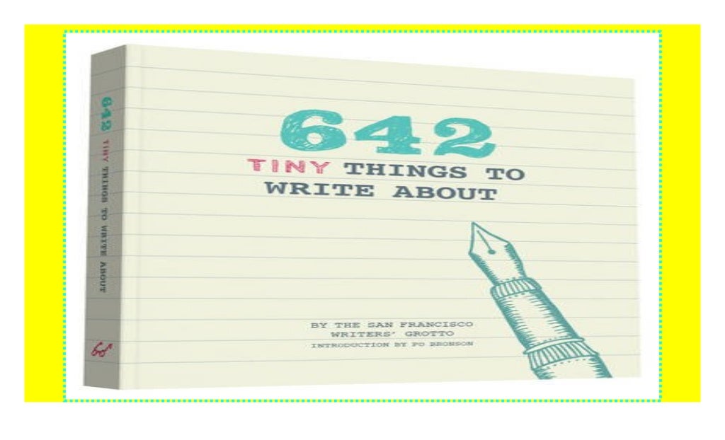 642 Tiny Things to Write About kindle