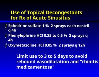 SINUSITIS CONDITION IN ADULT HEALTH NURSING | PPT