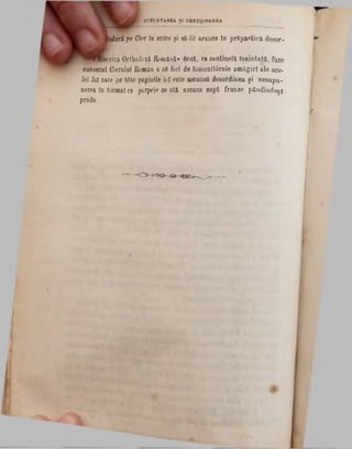 SFJfUNTARBA ŞI NERUŞINAREA
daci pe Cler In erd re ş i 8ă-lif a ru n c e ln p r S p a s tie a d e s o r-
^ ^ ‫״‬ ie r ic a O rihodoxâ R o ro âu â· â n sâ , ca s a n tin e lă în a in ta tă , face
cunoscut C ierului R om ân a sâ feri d e ÎJisin u itd re le a m ă g ir i a le a c e -
lei fol care pe trite p aginile ie i e ste ascunsă d e s o rd iu e a ş i n e s u p u -
nerea ln tocm ai ca şa rp e le ce s tă a sc u n s s u p t fru n z e p ă n d in d u ş î
prada.
‫־‬O i ^ ! t=^=‫־‬ÎSHC>
 