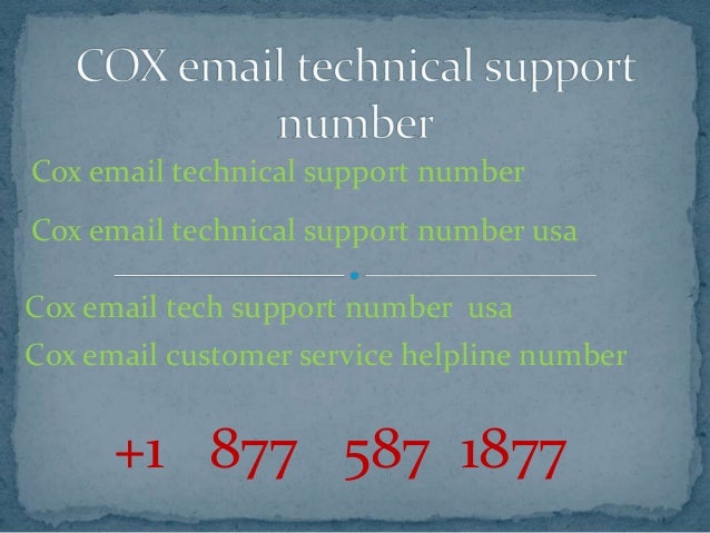 call cox technical support