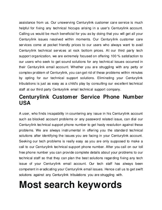 1 877 587 1877 centurylink customer service phone number usa