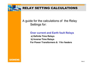 Time Inverse Relay Setting Calculation 187787508-Over-Current-Earth-Fault-Setting-Calculations.pdf