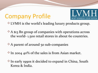 Louis Vuitton Moet Hennessy: Expanding Brand Dominance in Asia