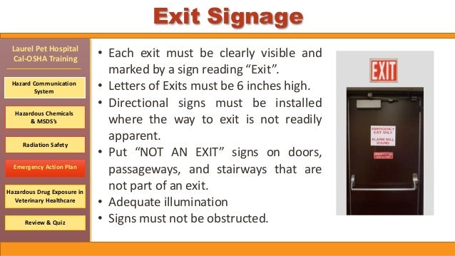 Exit doors osha osha emergency exit route facts page 001 sc 1 st 
