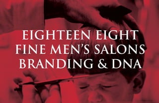 188 Men's Salon & Barbershop Rebrand Final Pitchdeck by BXC