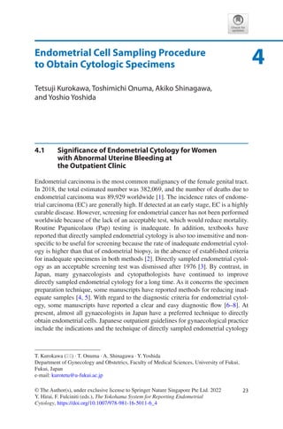 The Yokohama System For Reporting Endometrial Cytology Definitions ...