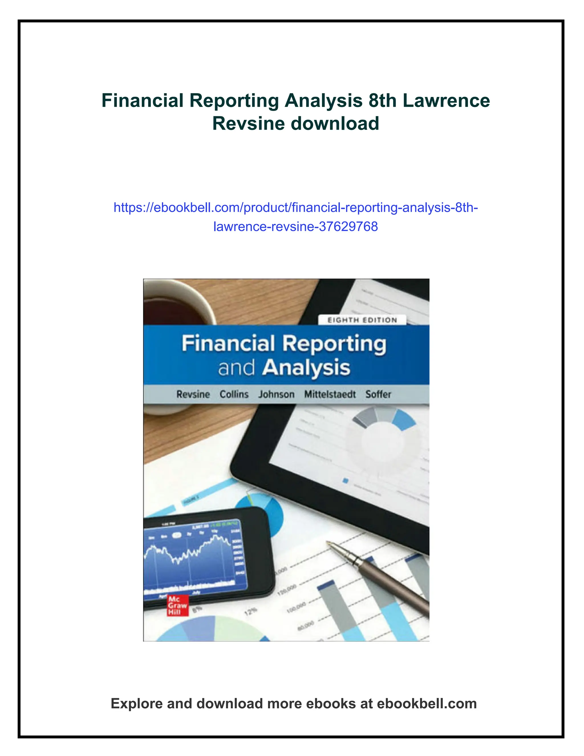 Financial Reporting Analysis 8th Lawrence Revsine | PDF