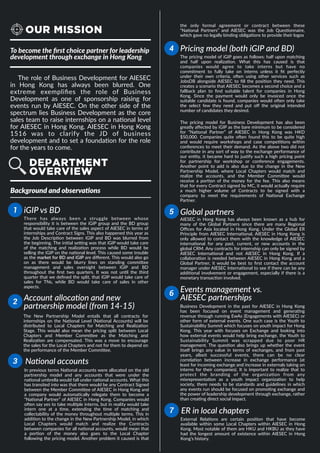 AIESEC in Hong Kong 15-16 _ Discharge Report | PDF