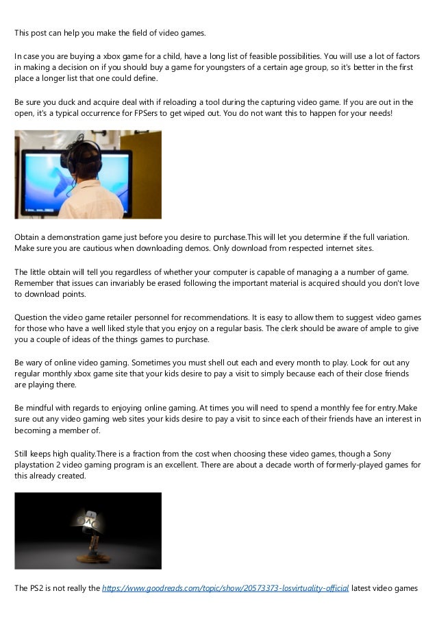 A Beneficial Write Up You Must Learn About Online Games A Beneficial Write Up You Must Learn About Online Games