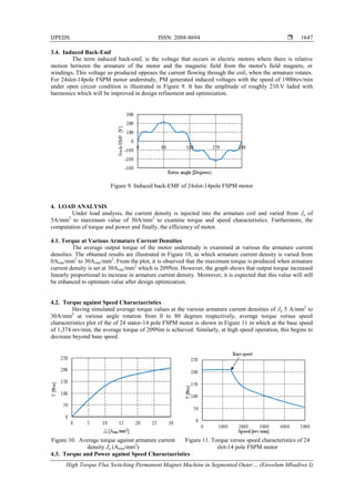 High Torque Flux Switching Permanent Magnet Machine in Segmented Outer ...