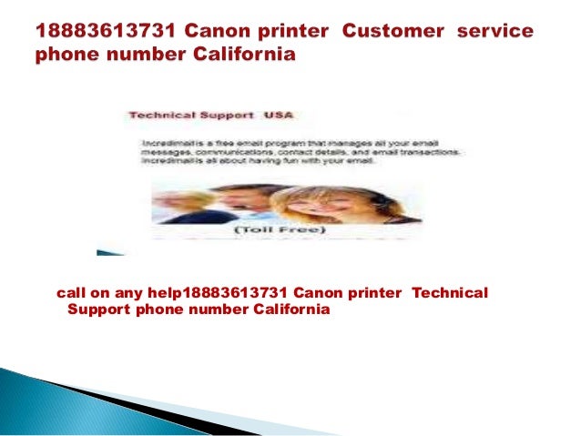 canon customer service phone number