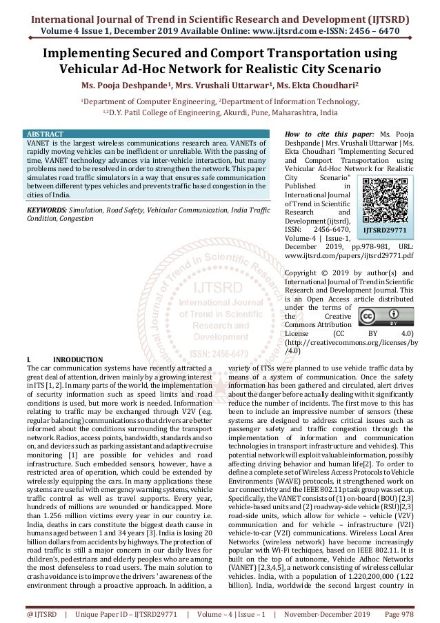 Implementing Secured And Comport Transportation Using Vehicular Ad Ho