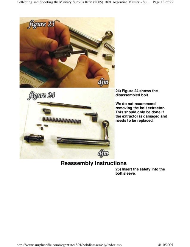 bolt setback in 1891 argentine mauser bolt setback in 1891 argentine mauser