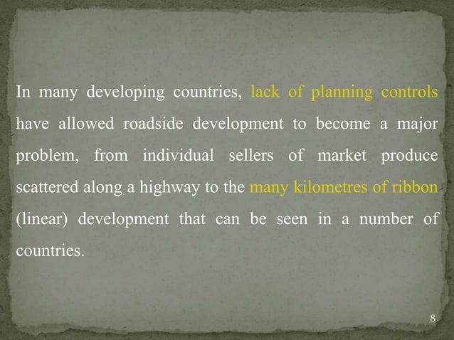 RIBBON DEVELOPMENT | PPTX | Home Improvement | Home & Garden